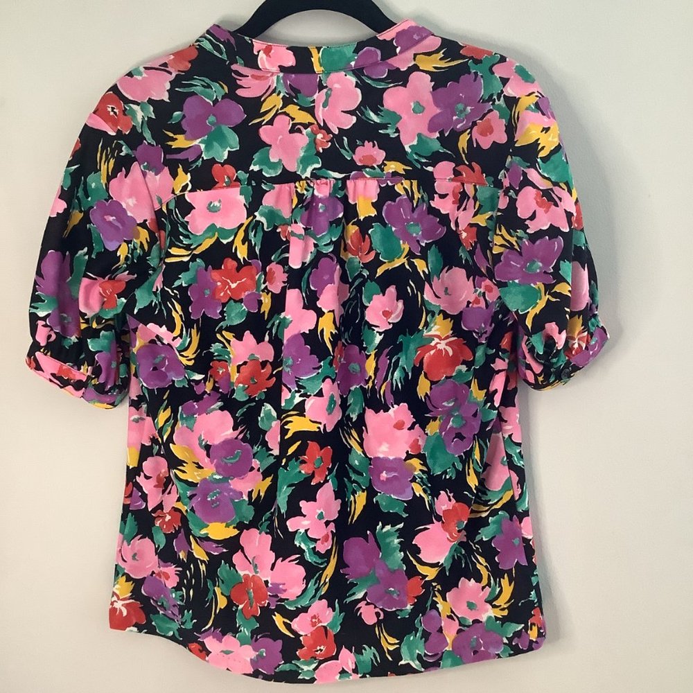 Vintage Lady Manhattan Floral Blouse - Picture 5 of 6